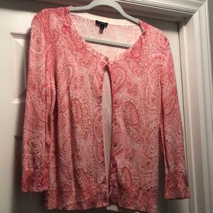 Talbots button down sweater